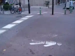 Aire piétonne in Chambery