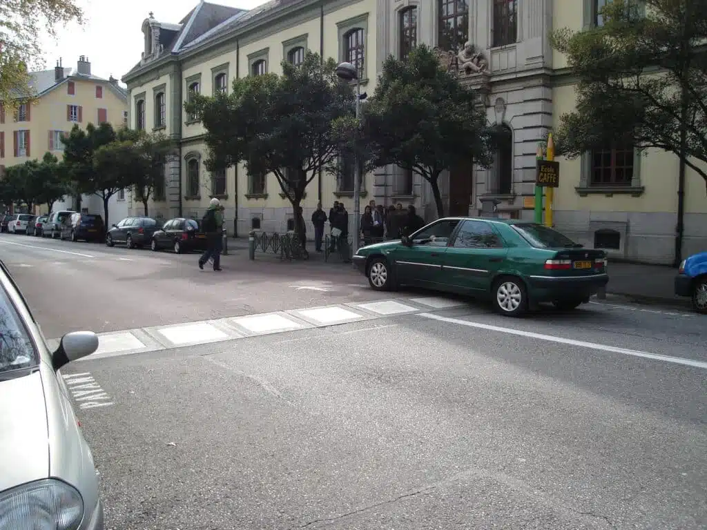 Aire piétonne in Chambery